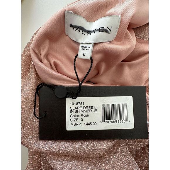 HALSTON CLARE DRESS IN SHIMMER JERSEY - Picture 10 of 10